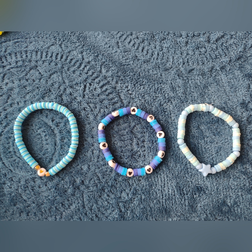 Colorful Kids Beaded Bracelets Set